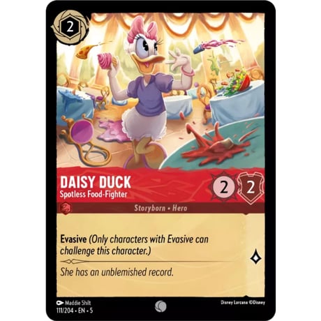 LORCANA Daisy Duck (Spotless Food-Fighter) - 111/204-EN-5