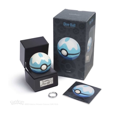 Pokemon The Wand Company Diecast Dive Ball Replica