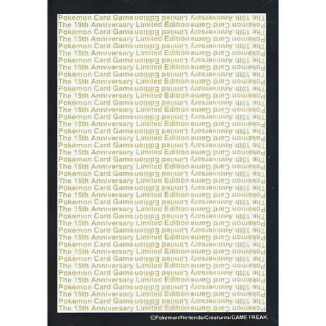 【バラ】 日版 BOX限定 ポケモンカードゲーム The 15th Anniversary Limited Editon 金 (2011)