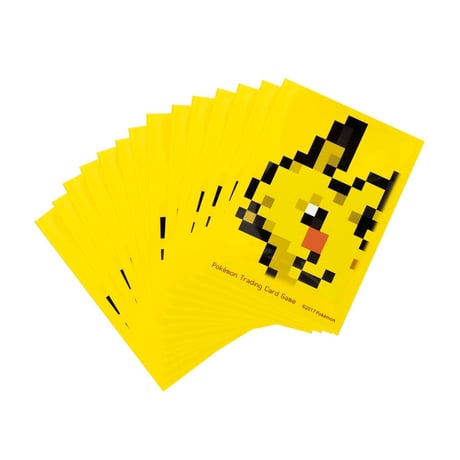 Pikachu Pixel sleeves exclusive to overseas Pokemon Centers (65 pieces)