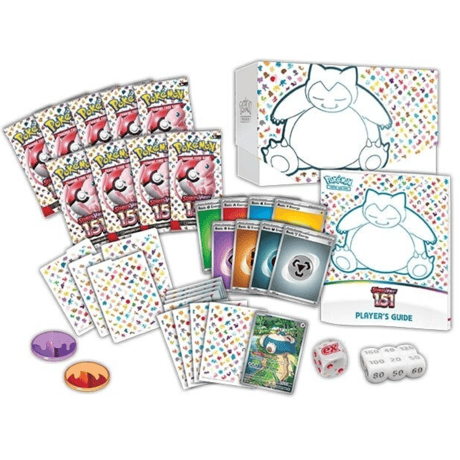 【箱潰れの場合があります】ポケモンカード Scarlet & Violet-151 Elite Trainer Box (カビゴン)