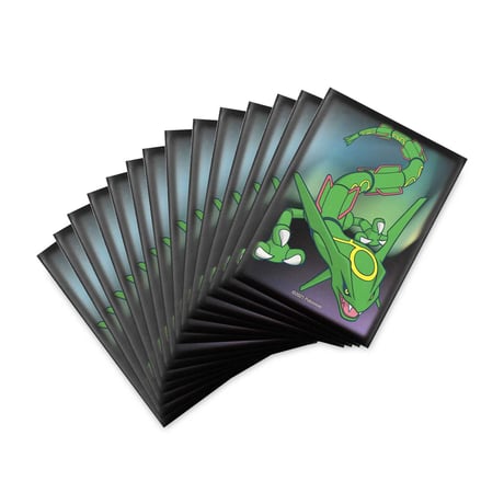 Pokemon Card Rayquaza Legendary Light Card Sleeves (65 Cards)