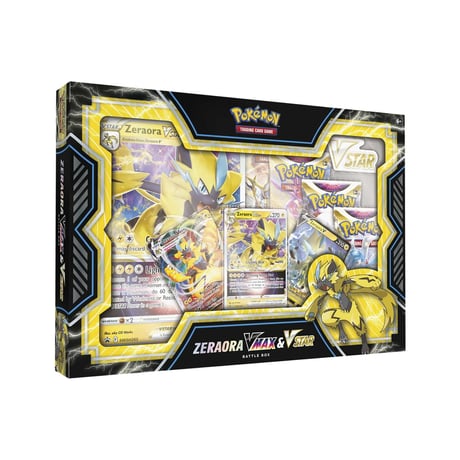 Pokemon Card Zeraora VMAX & VSTAR Battle Box