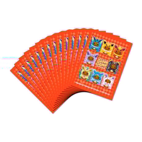 Pokemon Card Eevee Poncho Sleeves (65 cards)