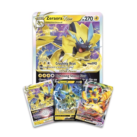 Pokemon Card Zeraora VMAX & VSTAR Battle Box