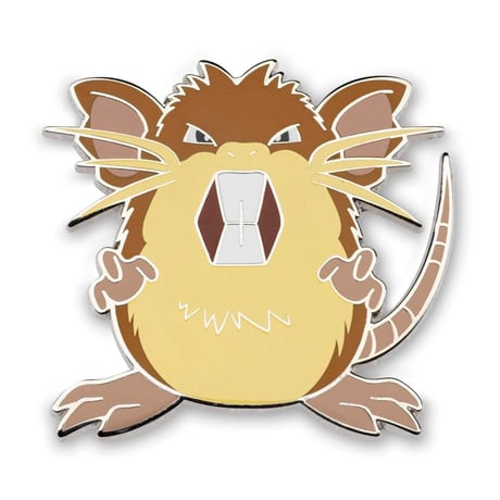 ポケモンセンター限定 ラッタ ピン