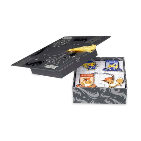 ポケモンセンター限定 卒業式 ピカチュウ 2024 ポケモンピン BOX (4個入り)【ピカチュウ&イーブイ】
