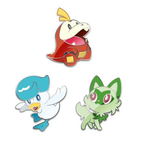 ポケモン ニャオハ・ホゲータ・クワッス コレクターズピン(3個セット)
