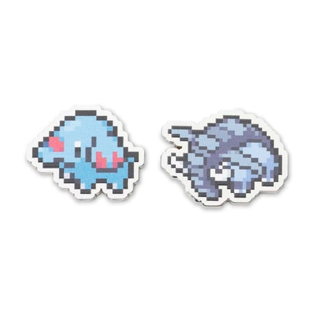 ポケモンセンター限定 ゴマゾウ・ドンファン ピクセル ピン