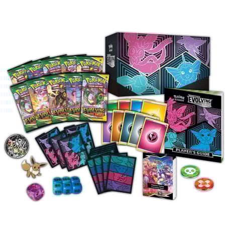 【箱潰れ】ポケモンカード Evolving Skies Pokémon Center Elite Trainer Box 【エーフィ・シャワーズ・ニンフィア・グレイシア】