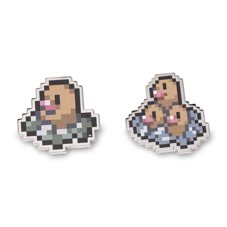 Pokémon Center Exclusive Diglett/Dagtrio Pixel Pin