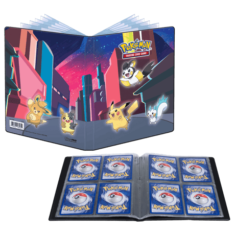 【4ポケット】ポケモンカード Ultra Pro カードアルバム Gallery Series Shimmering Skyline 【ピカチュウ・エモンガ・パチリス・モルペコ・パモット】