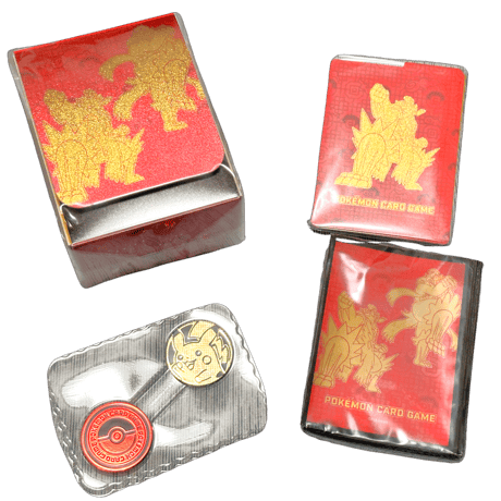 Taiwan exclusive Pokemon Urshifu reinforced box set supplies (sleeve, deck case & divider, coin)
