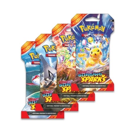 ポケモンカード Surging Sparks Sleeved ブースター パック(パック絵柄ランダム)