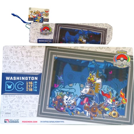 ポケモンカード 2019 World Championships Washington DC プレイマット 【外袋つき】