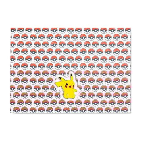 ポケモンセンター限定 お祝い ピカチュウ 2023 ポケモン ピン & グリーティングカード