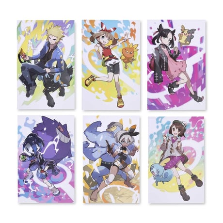 ポケモンセンター限定 トレーナズ ポスター (SET D)【6枚入り】