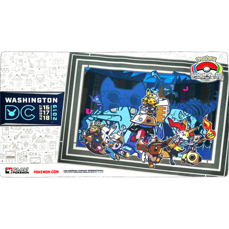 ポケモンカード 2019 World Championships Washington DC プレイマット 【外袋つき】