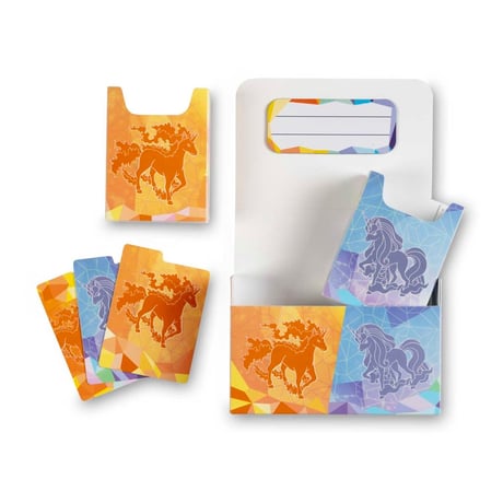Pokemon Card Gallop & Galar Gallop (Rapidash Flames & Fairies) Double Deck Box