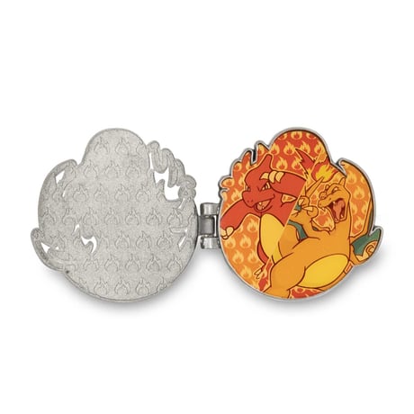 Pokemon Center Exclusive Charmander, Lizard, and Charizard Evolution Pin