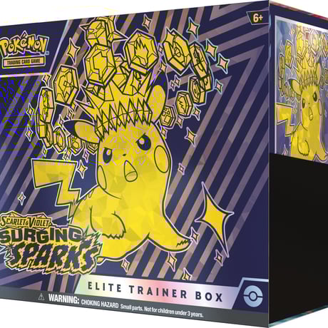 【箱潰れの場合があります】一般流通版 ポケモンカード サージングスパーク Surging Sparks Elite Trainer Box 【ピカチュウ テラスタイプ:ステラ】