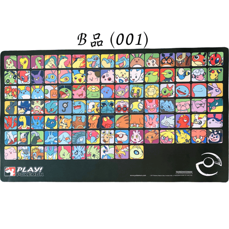 Pokemon Card 2018 Professor Program Johto (Black) Playmat