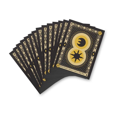 Pokemon Card Lunatone & Solrock Sun and Moon Eclipse Card Sleeves (65 Cards)
