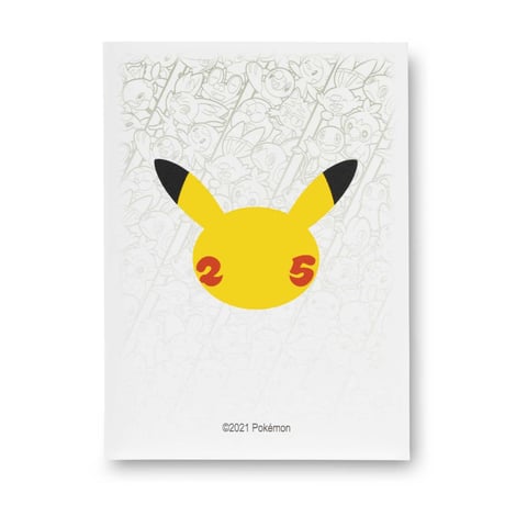 Pokemon Card Celebration White Card Sleeves (65 pieces)