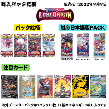【箱潰れの場合があります】ポケモンカード Lost Origin Elite Trainer Box 【ギラティナ】
