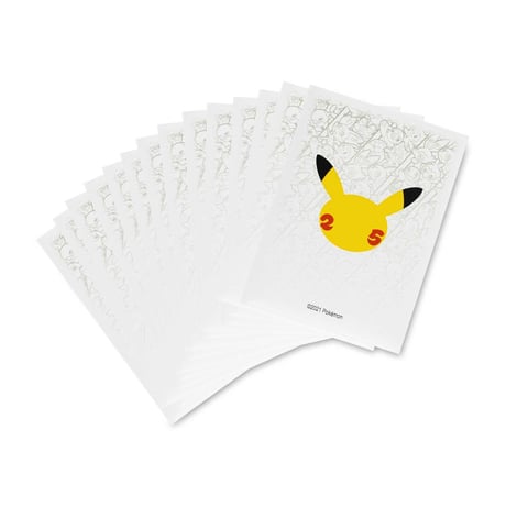 Pokemon Card Celebration White Card Sleeves (65 pieces)