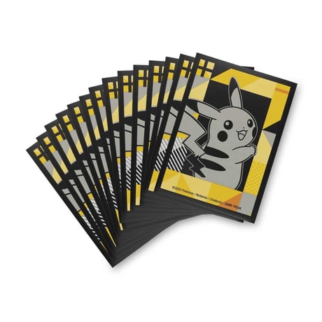 Pokemon Card Pikachu Power Grid Card Sleeves (65 Cards)
