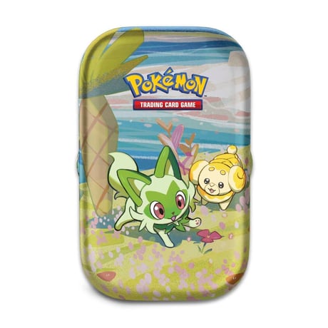 ポケモンカード Paldea Friends Mini Tin ダメカン仕切り セット(コインの絵柄ランダム)【ニャオハ】