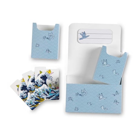 Pokemon Card GREAT WAVE PIKACH & FRIENDS Double Deck Box