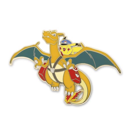 ポケモンセンター限定 Special Delivery ピカチュウ&リザードン ピン