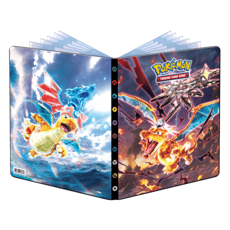 【9ポケット】ポケモンカード Ultra Pro カードアルバム Obsidian Flames 【リザードン・カイリュー】