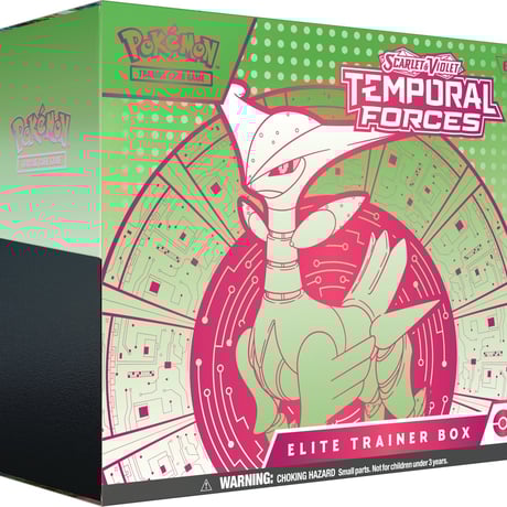 【箱潰れの場合があります】ポケモンカード Temporal Forces Elite Trainer Box 【テツノイサハ:緑】