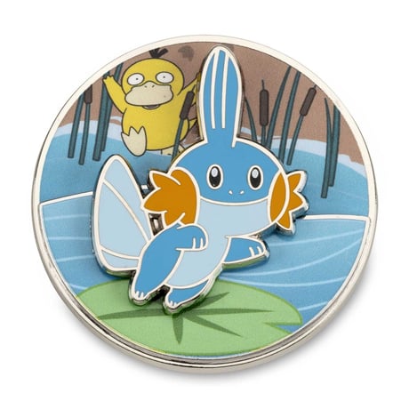 Pokemon Center Exclusive Mudkip Summer Stream Pin