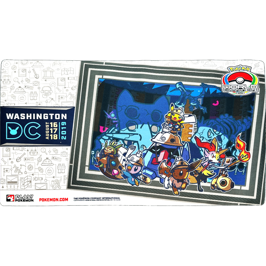 WCS2019 ワシントンDC プレイマット 袋あり Pokémon Card 2019 World Championships Washington DC Playmat [with oute