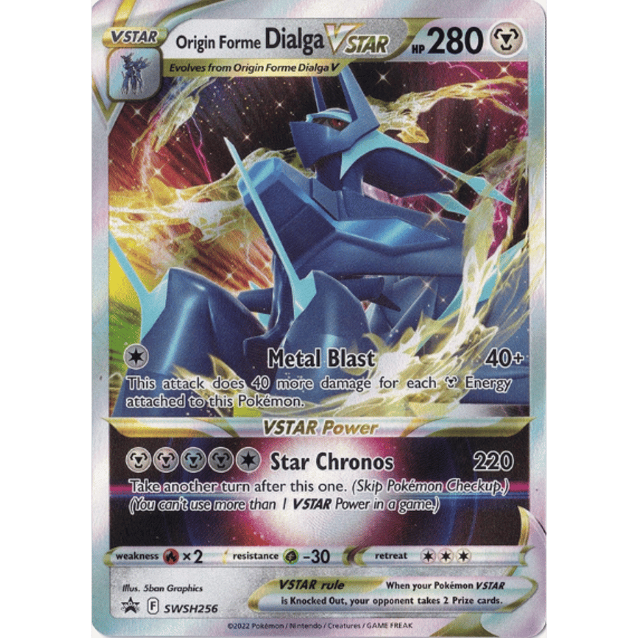 オリジンディアルガVSTAR【RRR】 / Origin Forme Dialga VSTAR - Sword & Shield Promo Cards (SWSH256)