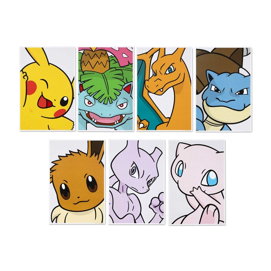 Pokemon Friends Posters (7 pieces)