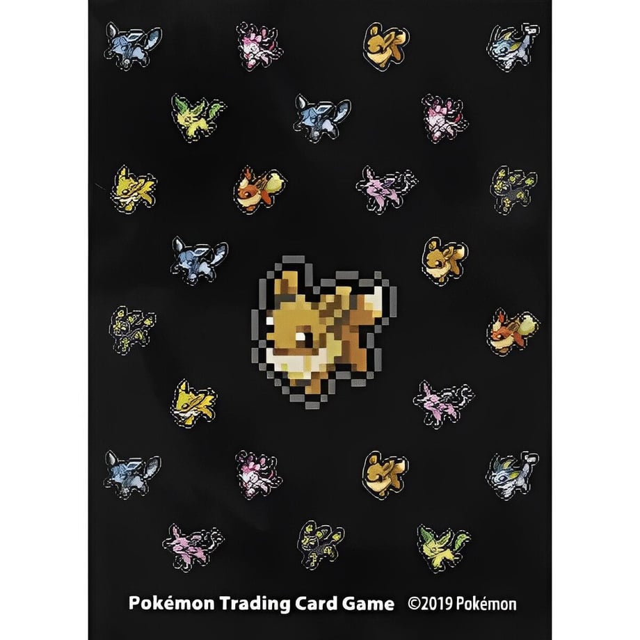 【バラ】 海外ポケセン限定 Eevee Pixel Collection(ピクセル ブイズ)スリーブ (2019)