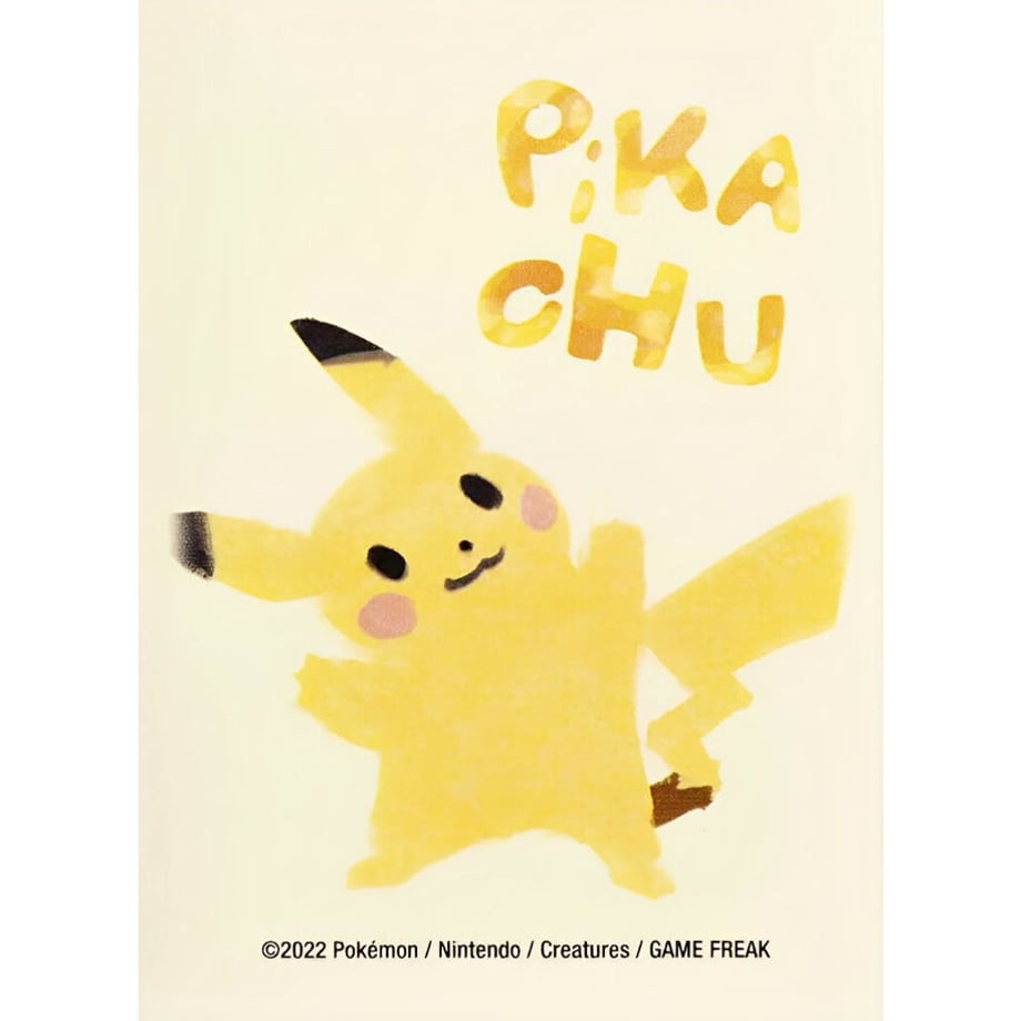【バラ】 海外ポケセン限定 Pikachu ALLOVER(オールオーバー 一匹ピカチュウ) スリーブ (2022)