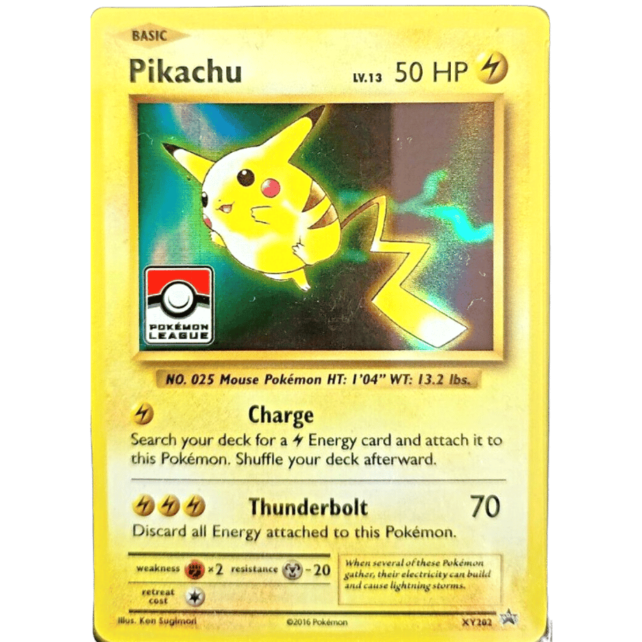ピカチュウ【P】(2016年ポケモンパンキャンペーンプロモ絵柄) / Pikachu - League & Championship Cards (XY202)