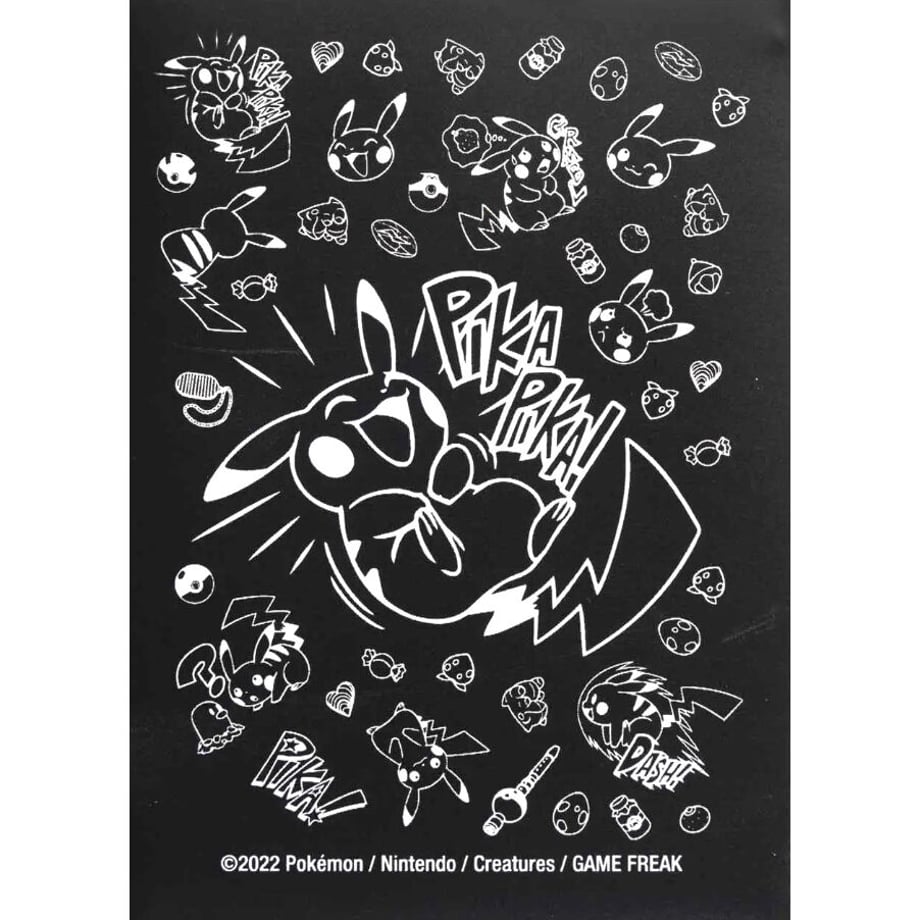 【バラ】 海外ポケセン限定 Pikachu Comic-Style(コミックスタイル ピカピカ) スリーブ (2022)