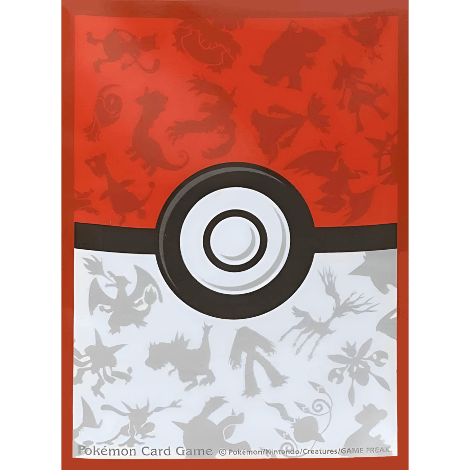 【バラ】 日版 ポケセン限定 モンスターボール柄 レッドver. スリーブ (2015)