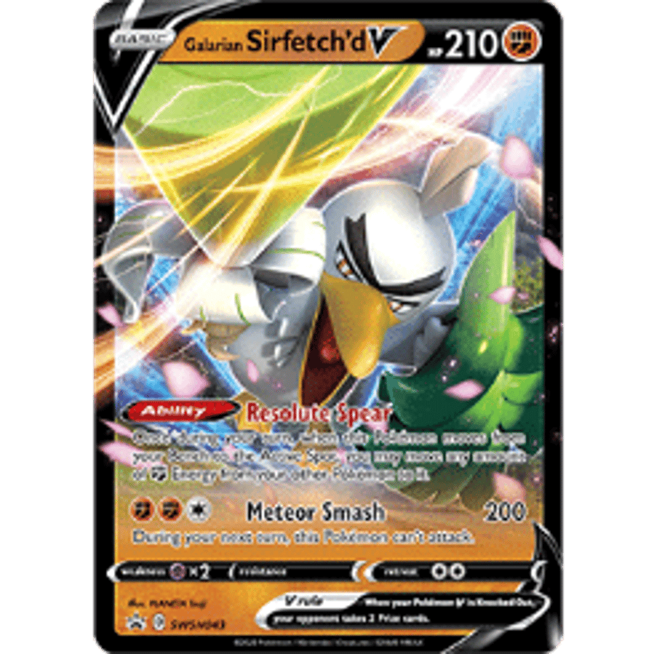 【ジャンボカード】ネギガナイト V SWSH043 【通常サイズ(134mm×187mm)】