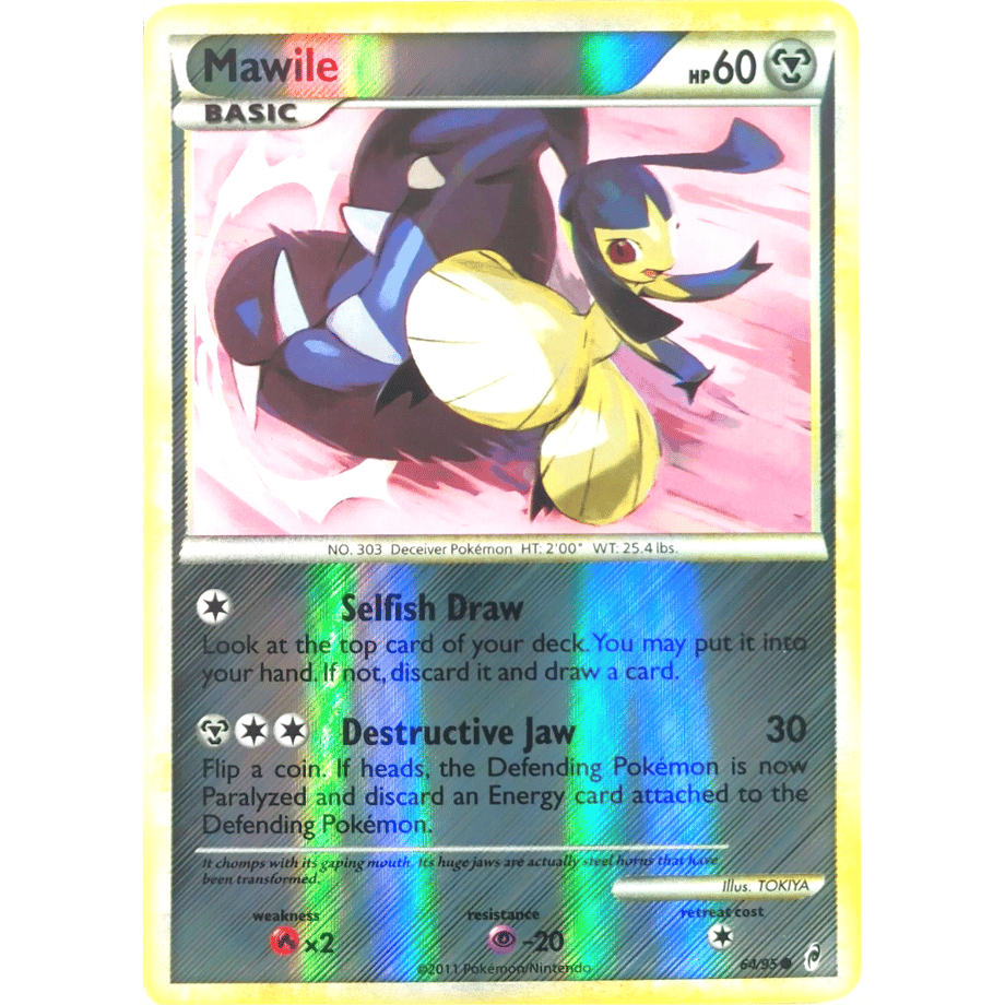 クチート【リバホロ】【海外限定絵柄】 / Mawile - Call of Legends (64/95)