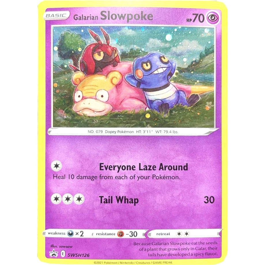 Galarian Slowpoke - Sword & Shield Promo Cards (SWSH126)