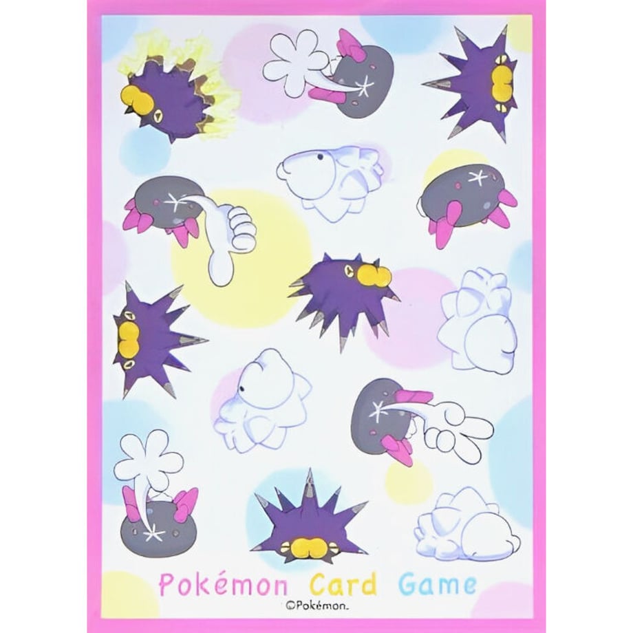 【バラ】 日版 ポケセン限定 ナマコブシ&バチンウニ&ユキハミ スリーブ (2021)