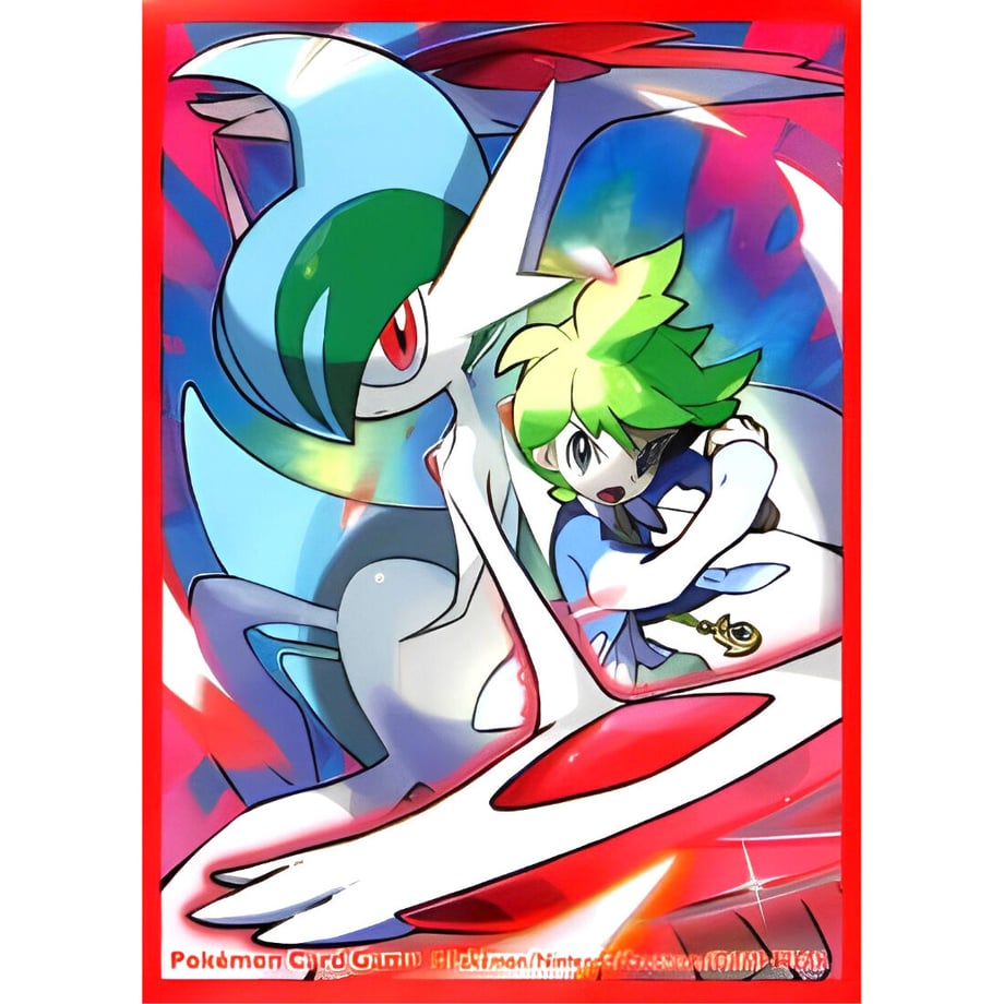【バラ】 日版 ポケセン・アニメイト限定 ミツル&メガエルレイド プレミアム スリーブ (2015)